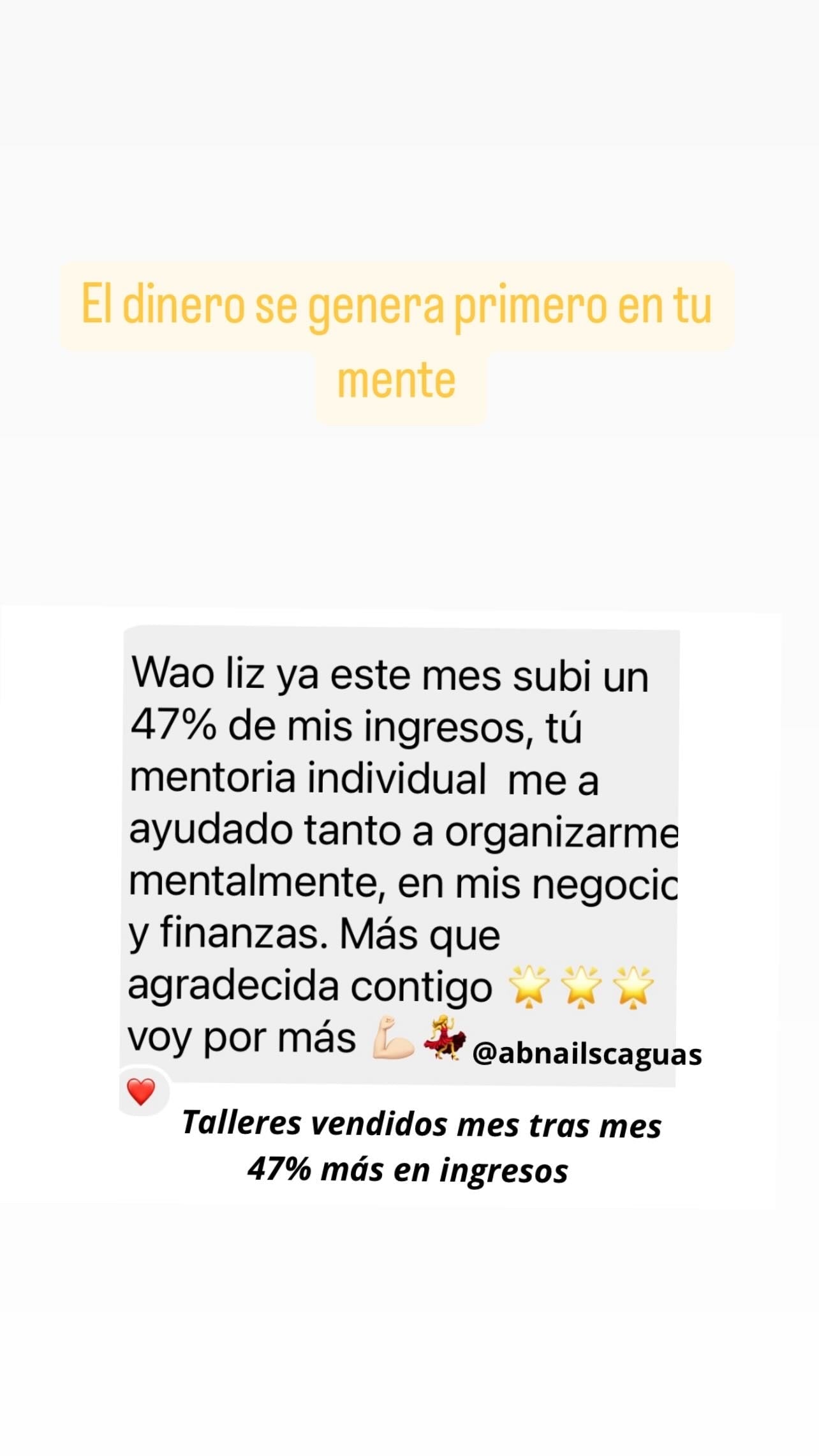 Mentoría Multiplica tus ingresos 💰 Desbloquea tu mente