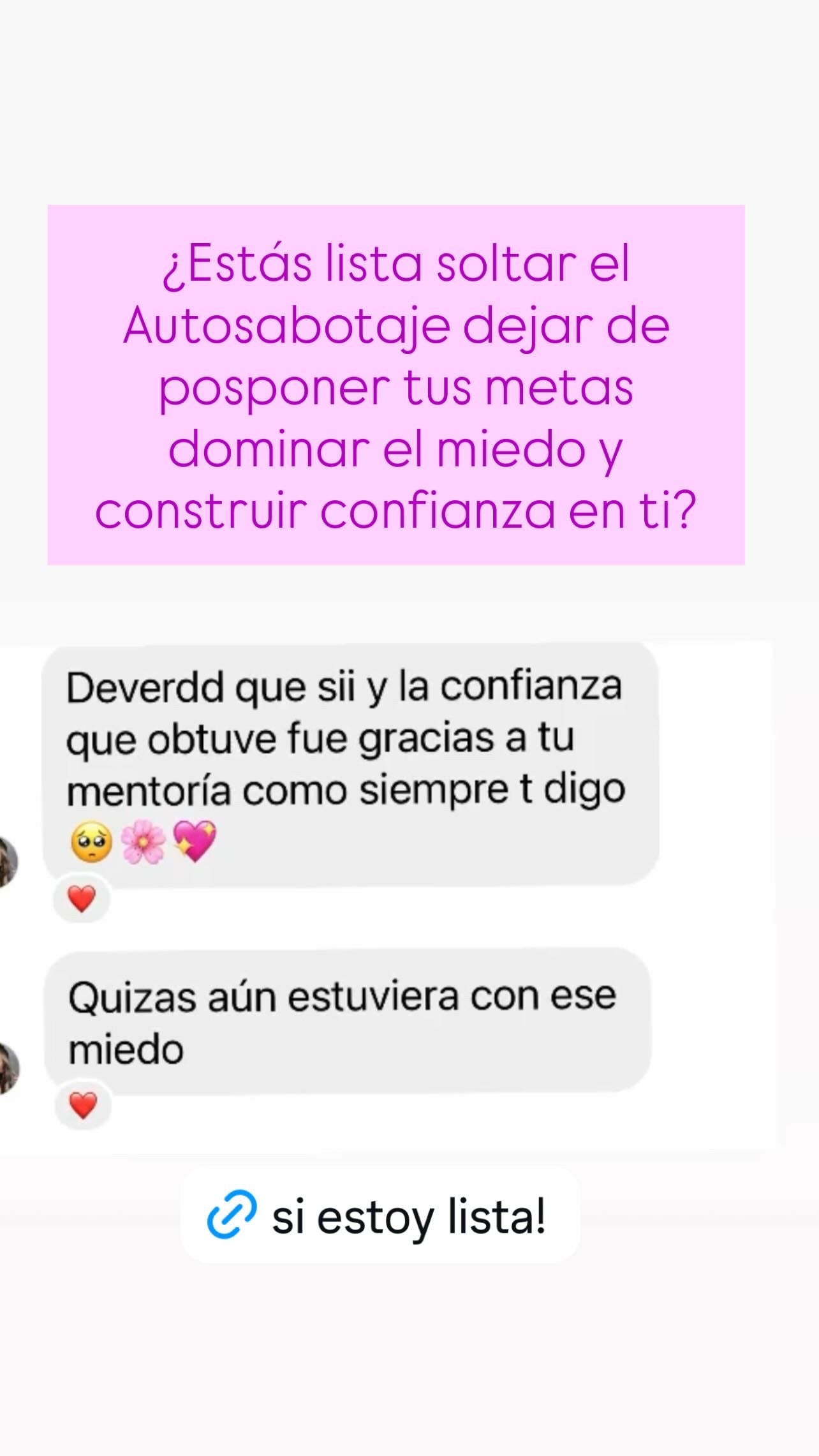 Usando el miedo a mi favor grupal en vivo (martes 19 mayo 8pm) via zoom