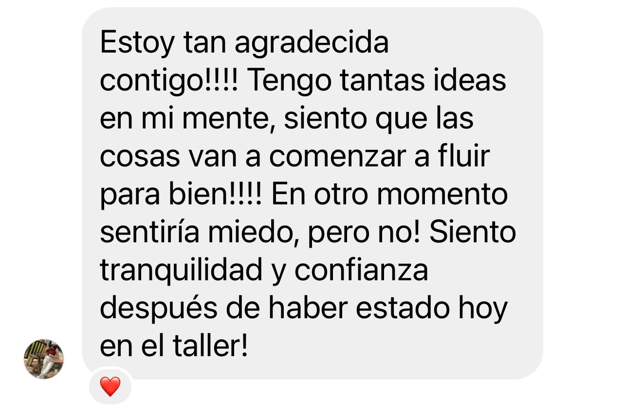 Usando el miedo a mi favor grupal en vivo (martes 19 mayo 8pm) via zoom