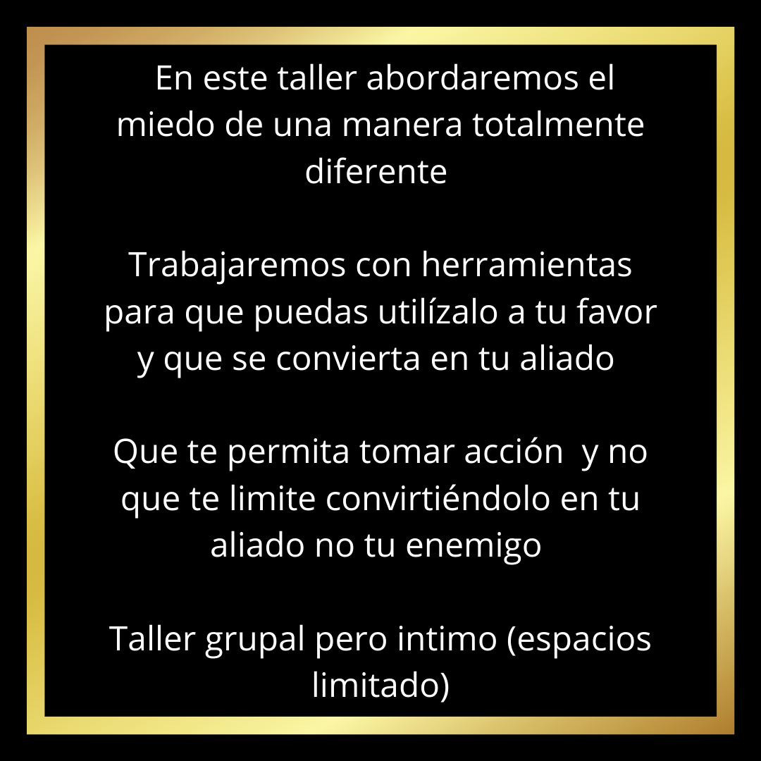 Usando el miedo a mi favor grupal en vivo (martes 19 mayo 8pm) via zoom